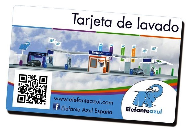 La Tarjeta del Ahorro del Centro de lavado de coches Elefante Azul de Avilés.